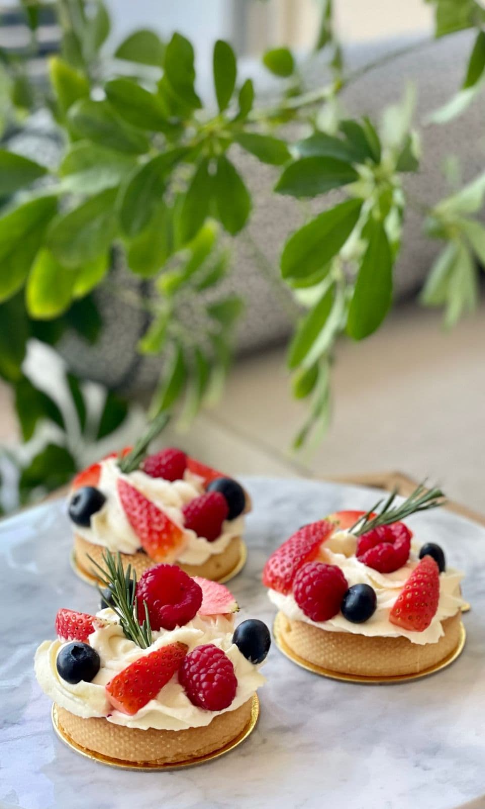 Mixed berry tart